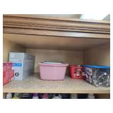 Contents of top shelf