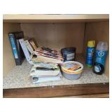 Contents of bottom shelf