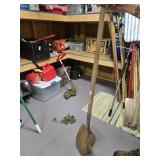 A dirt shovel