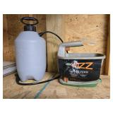 Home and garden sprayer and a spreader