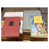 Group of cook books and misc