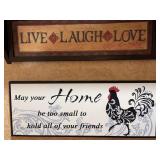 Two decorative pictures