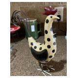 Beautiful decorative rooster , approximately 11
