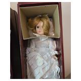 Brides of America porcelain doll with certificate