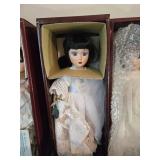 Bride of America porcelain doll with certificate
