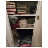 Contents of bottom three shelves