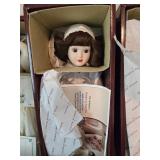 Bride of America porcelain doll with certificate