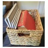 Nice Basket of new composition books and a