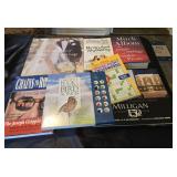 Group of books: including Bird Songs and Chains