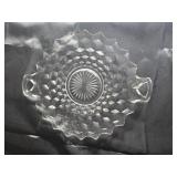 Handled American Fostoria serving dish  12 inches