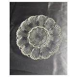 Clear deviled egg plate 9.5 inches diameter
