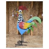 Multi colored rooster
