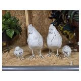 Hens and  their babies