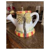Ceramic decorative pitcher, approximately 9
