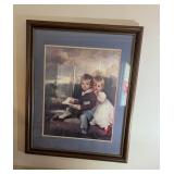 Picture of boy and girl, 27x33