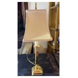 Beautiful brass lamp, approximately 22 inches