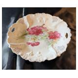 Beautiful rose pattern platter, made in Germany,
