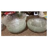 Group of plates and a fruit bowl , 11 inches,  13