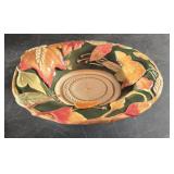 Beautiful leaf dish by Fitz and Floyd