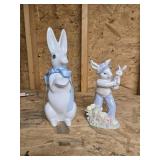 Beautiful bunny figurines