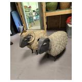 A ram and a ewe