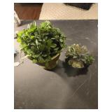 Pair of artificial plants