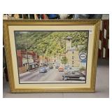 Print of old Grundy VA, 30x24