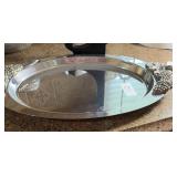 Pretty silver platter