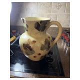 Hand painted vase by Sole Di Toscana