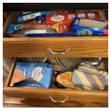 Contents of bottom two drawers