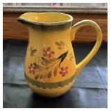Home interior pitcher, approximately 8.5 inches
