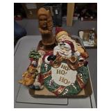 Box lot of christmas decor