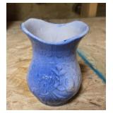 Salt glazed toothbrush holder , open rose