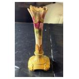 Slender porcelain vase, approximately 6.5 inches