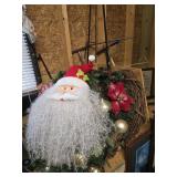Lot of christmas decor and other wreaths