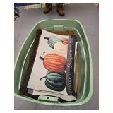 Tote with miscellaneous