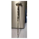 Handmade cane, made out of antler