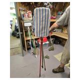 Group of mops and a broom
