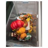 Tote of fall decor