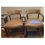 Pair of mid century modern chairs