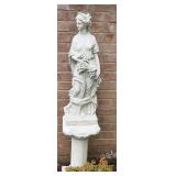 lady on a stool, approximately 4 ft tall ,
