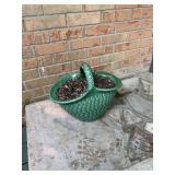 Green flower pot