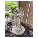 Beautiful angel statue, plastic, approximately 28