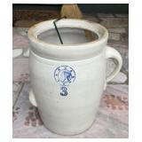 Indian head Butter Churn cracked 3 Gallon