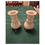 Pair of candleholders