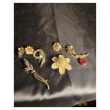 Broaches and clips