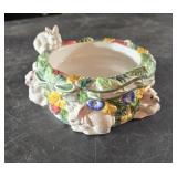 Fitz and Floyd ceramic candle holder