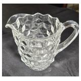 Fostoria Pitcher approx 5 inches tall