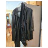 Leather coat and vest,  100% genuine