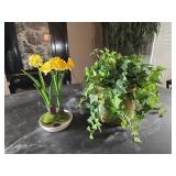 Greenery and flower group